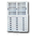 C-21 Display Cabinet w/ Office Drawers