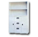 C-8 Filing Cabinet W/ Display Cabinet w/ Swing Door Cabinets