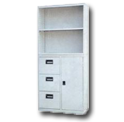 C-9 Filing Cabinet w/ Display Cabinet w/ Swing Door Cabinets