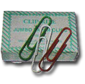 Cliprite Paper Clip Colored Gem - Jumbo