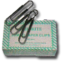 Cliprite Jumbo Paper Clip Nickeled Gem