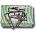 Cliprite Paper Clip Nickeled Triangle