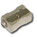 A-1004 Aluminum 1-Hole Non Slant Sharpener